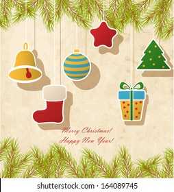Vintage Christmas background