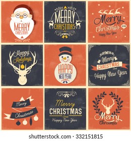 Vintage Christmas Background  