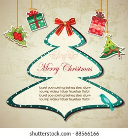 Vintage christmas background