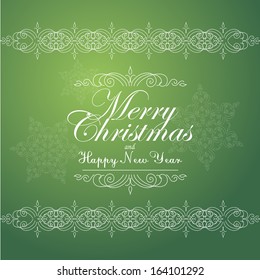 Vintage Christmas background for invitation, backdrop, card, new year brochure, banner, border, wallpaper, template, texture vector eps 10