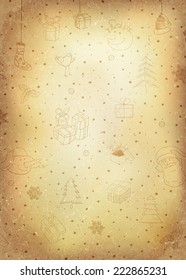 Vintage Christmas Background.  Vector