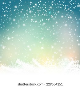 Vintage Christmas background for your design. Vector illustration