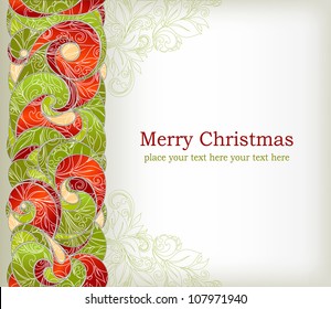 Vintage Christmas Card.