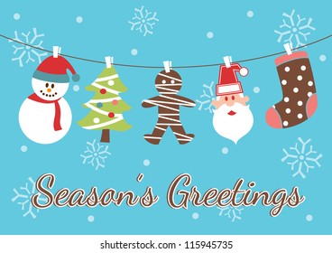 Vintage Christmas card