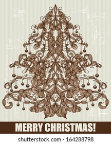 Vintage christmas card