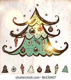 Vintage christmas card