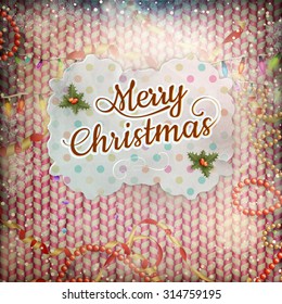 Vintage Christmas Card. EPS 10 vector file included