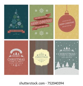 Vintage Christmas Card set
