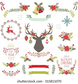 Vintage Christmas Elements