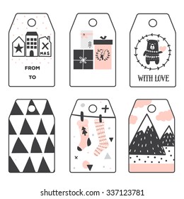 Vintage Christmas gift tags.