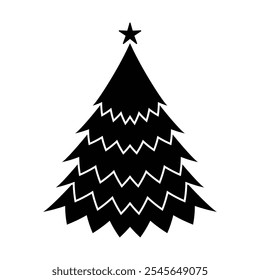 Vintage Christmas illustration design template