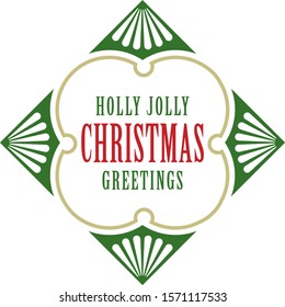 Vintage Christmas labels. Ideal for gift tags and greeting cards. Also available in a set.