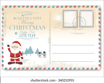 Vintage Christmas letter to Santa Claus