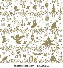 vintage christmas pattern
