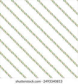 Vintage Christmas pattern Design in white background.