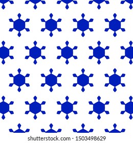 Vintage christmas pattern in retro 80s style. Textile fashionable retro design in the style of the eighties.