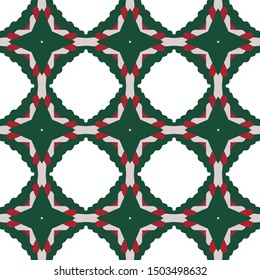 Vintage christmas pattern in retro 80s style. Textile fashionable retro design in the style of the eighties.