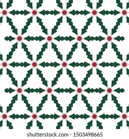 Vintage christmas pattern in retro 80s style. Textile fashionable retro design in the style of the eighties.