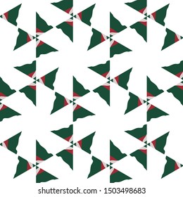 Vintage christmas pattern in retro 80s style. Textile fashionable retro design in the style of the eighties.