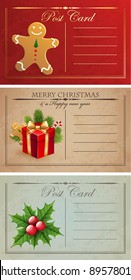 Vintage christmas postcards.