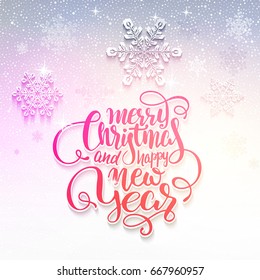 vintage christmas postcards with lettering