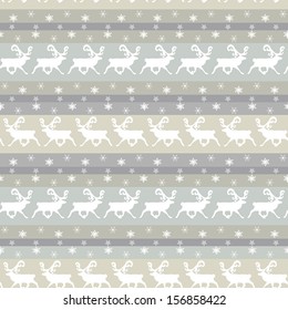 Vintage Christmas seamless pattern