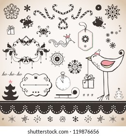 Vintage Christmas set