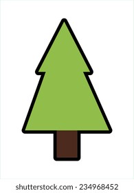 Vintage Christmas Tree Shape