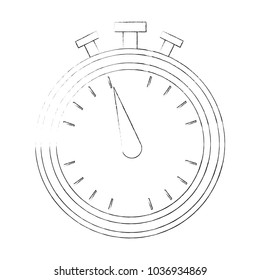 Vintage chronometer symbol