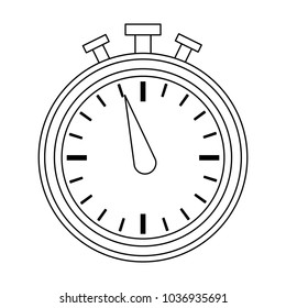 Vintage chronometer symbol