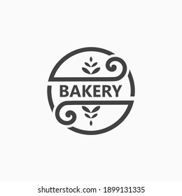 Vintage Circle Bakery Logo Vector Template Suitable For Restaurant, Cafe, And Food Beverage Company