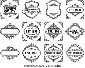 Vintage circular seals with 