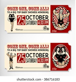 Vintage Circus Ticket