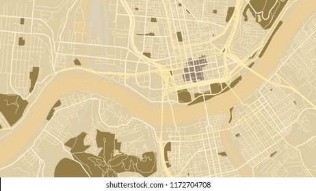 Vintage city map