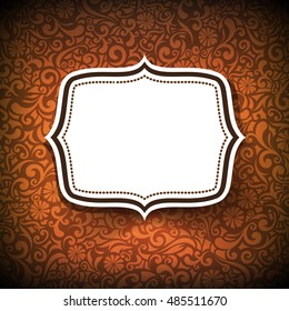 Vintage and classic abstract background vector illustration eps10
