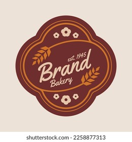 Vintage Classic Bakery or Bread Shop Logo