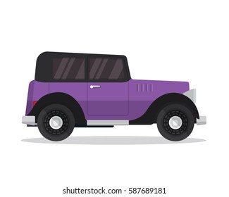 Vintage Classic Car Illustration