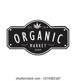 Vintage Classic Emblem Badge. Logo Template Vector