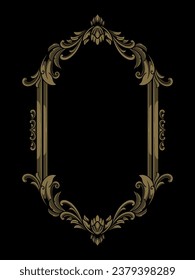 Vintage Classic Luxury Ornament Border