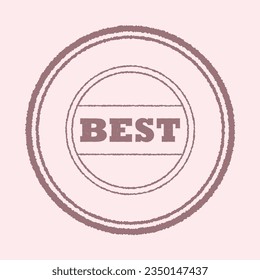 vintage or classic style stamp effect