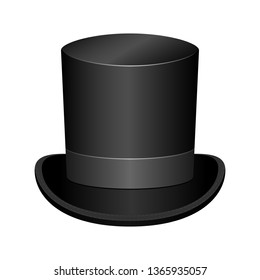 Vintage classic stylish hat vector design illustration isolated on white background