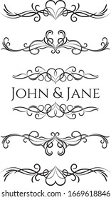Vintage & Classic Wedding Decoration border