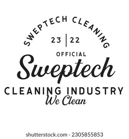 Vintage Cleaning Logo business industry