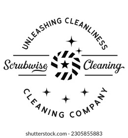 Vintage Cleaning Logo business industry
