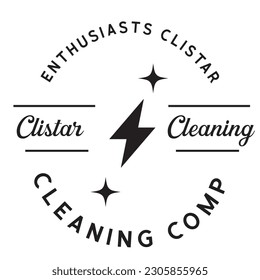Vintage Cleaning Logo business industry