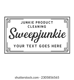 Vintage Cleaning Logo business industry
