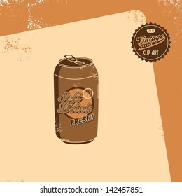 vintage clip art retro theme soft drink