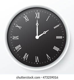 Vintage Clock Dial : Vector Illustration