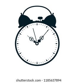 vintage clock icon