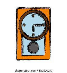 vintage clock icon